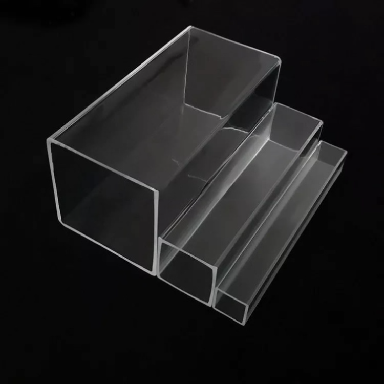 Clear Square Acrylic Tube